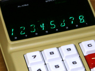 Calculator with VFD